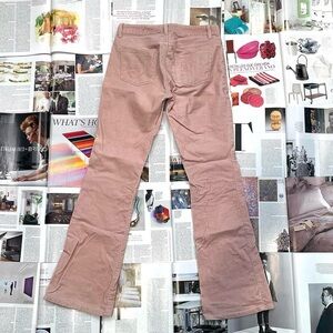 Talbots vintage pink mid-rise flare corduroy pants size US 4/30